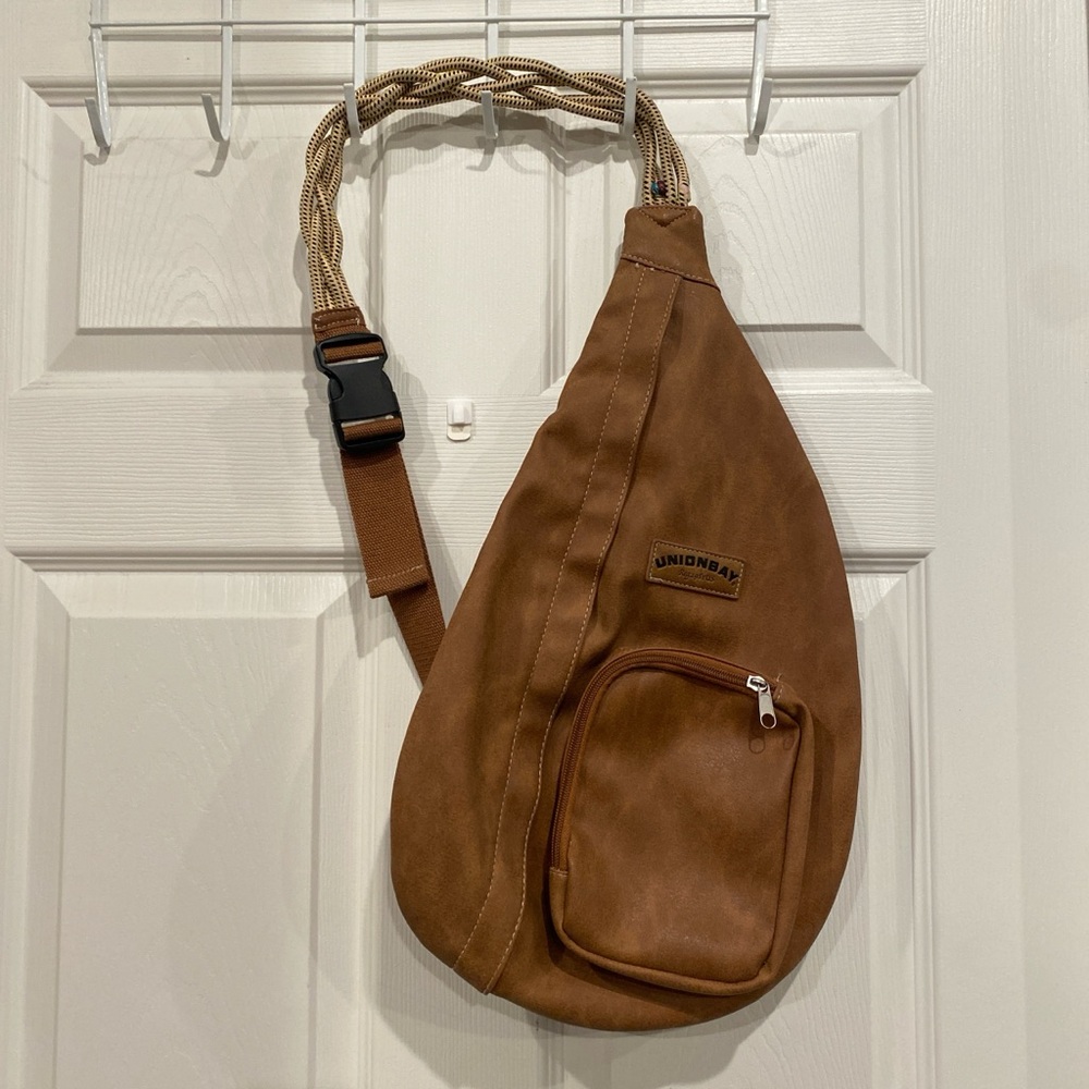 UNIONBAY faux leather sling bag